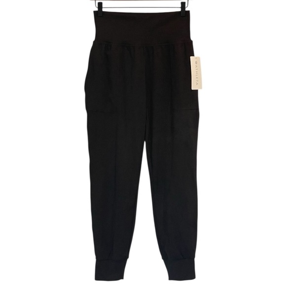 NWT Athleta Cruise Jogger in Powervita, Black High-Waisted, Athleisure, Small - Picture 2 of 13